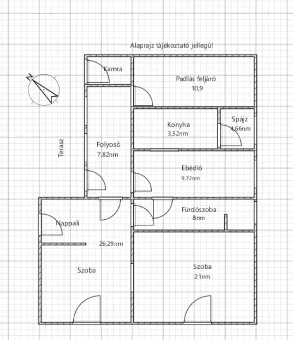 Eladó családi ház, Baja 2+1 szoba 92 m² 55 M Ft