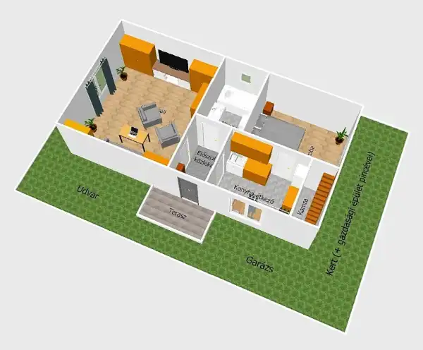 Eladó családi ház, Budaörs 2 szoba 55 m² 109 M Ft