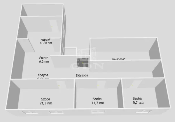 Eladó családi ház, Budapest, XIX. kerület 4 szoba 92 m² 79.9 M Ft