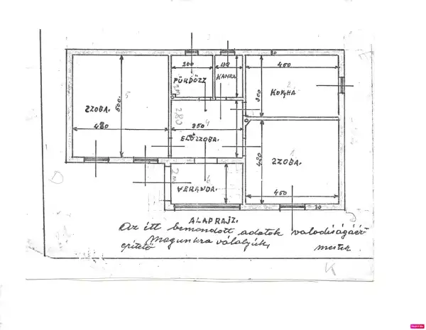 Eladó családi ház, Budapest, XVI. kerület 2 szoba 80 m² 89.99 M Ft