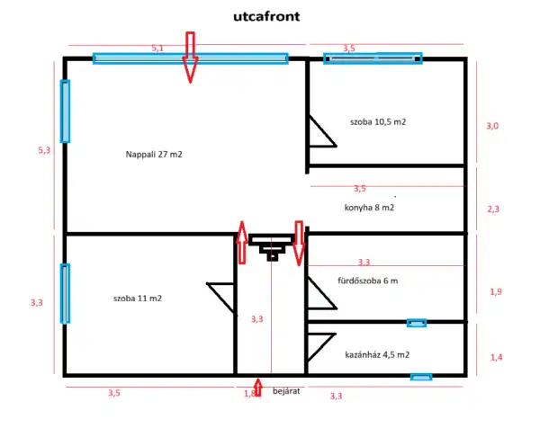 Eladó családi ház, Etyek 6 szoba 153 m² 69.99 M Ft