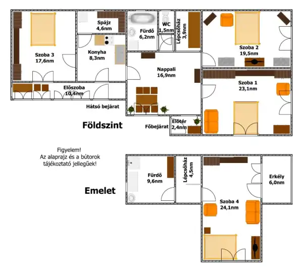Eladó családi ház, Hajdúnánás 4 szoba 153 m² 43.25 M Ft
