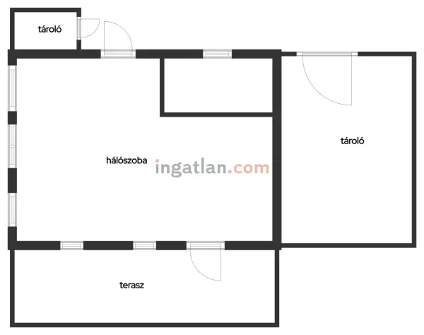Eladó családi ház, Katafa 1 szoba 63 m² 21.8 M Ft
