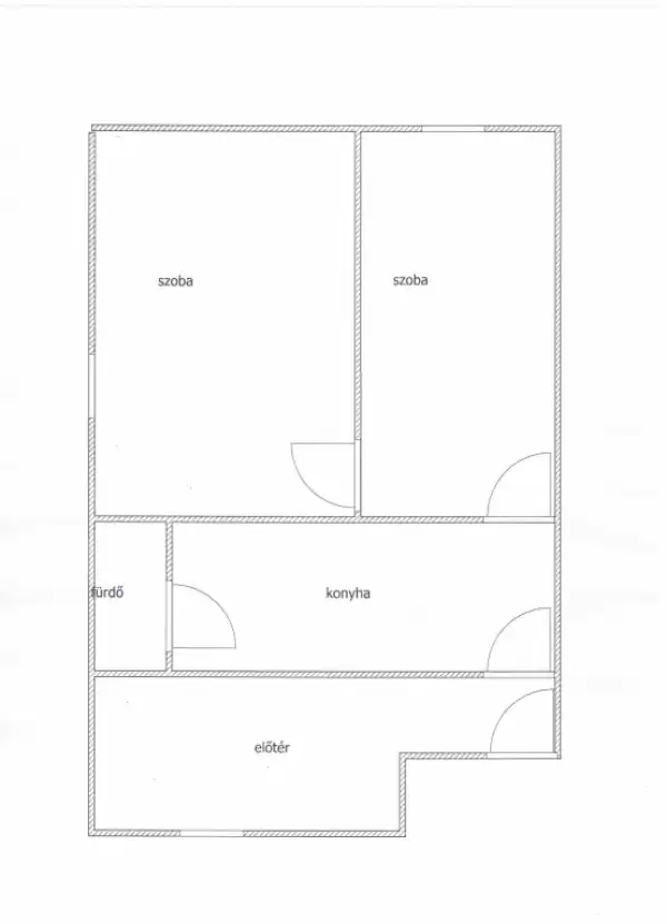 Eladó családi ház, Komárom 2 szoba 40 m² 13.99 M Ft
