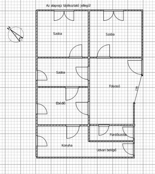 Eladó családi ház, Nagybaracska 3 szoba 130 m² 20 M Ft