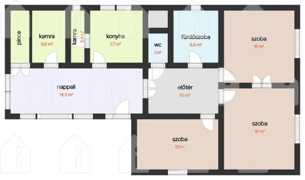 Eladó családi ház, Szigetújfalu 3 szoba 98 m² 65 M Ft