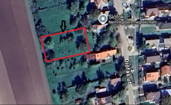 Eladó Építési telek, Siófok 1124 m² 18.9 M Ft