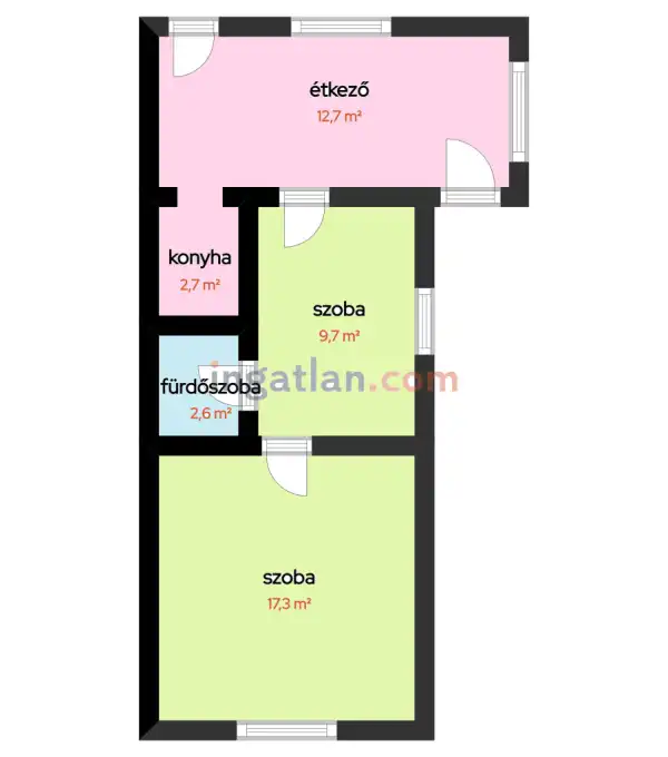 Eladó ikerház, Szigetújfalu 1+1 szoba 45 m² 33 M Ft