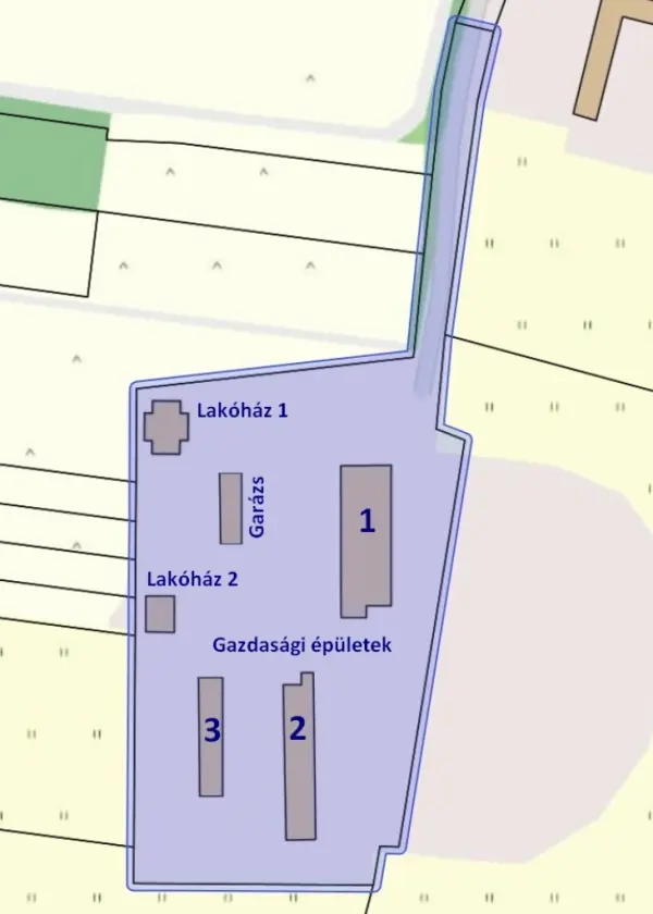 Eladó tanya, Polgár 5 szoba 1565 m² 119 M Ft