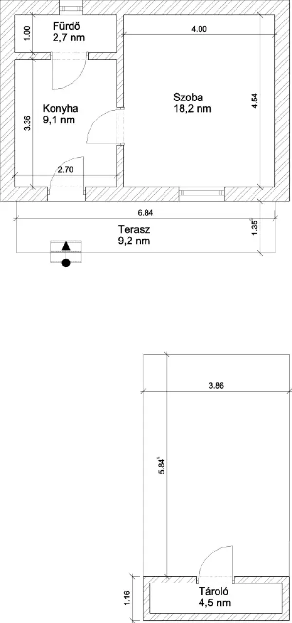 Eladó téglalakás, Budapest, XXIII. kerület 1 szoba 28 m² 36.9 M Ft