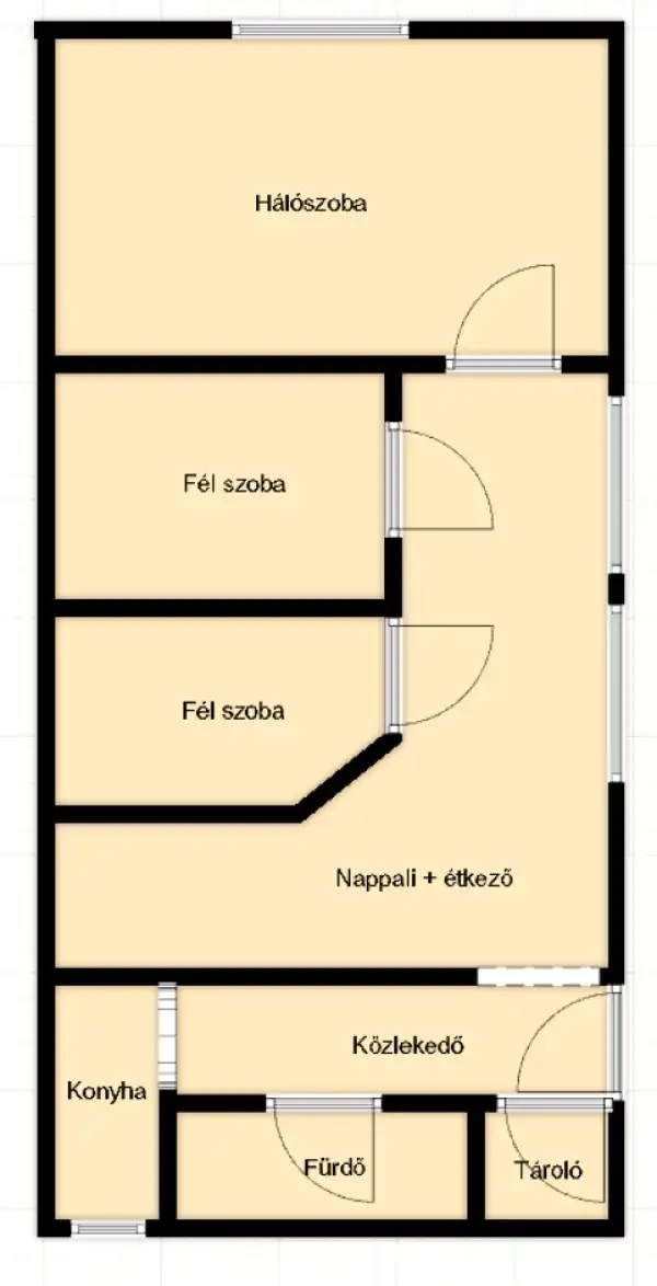Eladó téglalakás, Hajmáskér 2+1 szoba 65 m² 25.9 M Ft