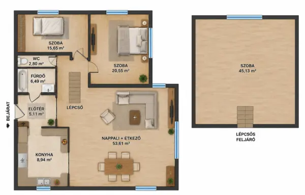 Eladó téglalakás, Vác 1+3 szoba 144 m² 189.7 M Ft