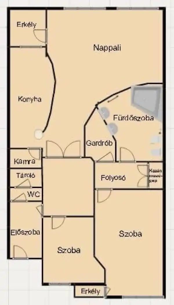 Eladó téglalakás, Zalaegerszeg 3 szoba 91 m² 59.5 M Ft
