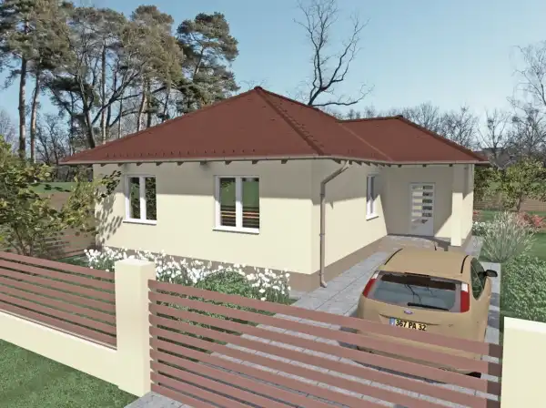 Eladó új építésű családi ház, Kóka 4 szoba 93 m² 69.9 M Ft