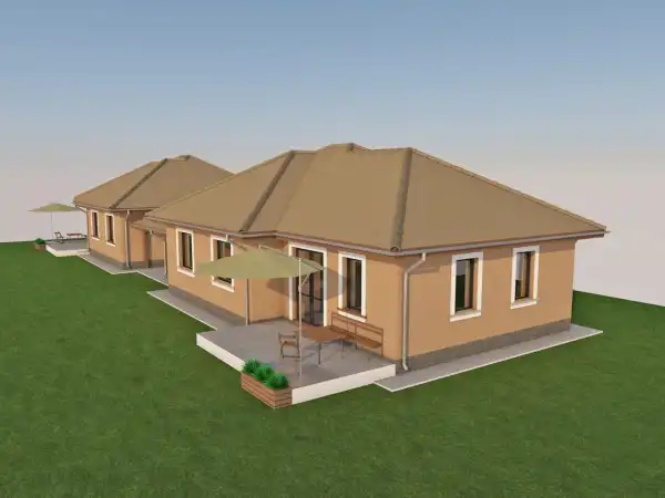 Eladó új építésű ikerház, Kóka 4 szoba 93 m² 55 M Ft