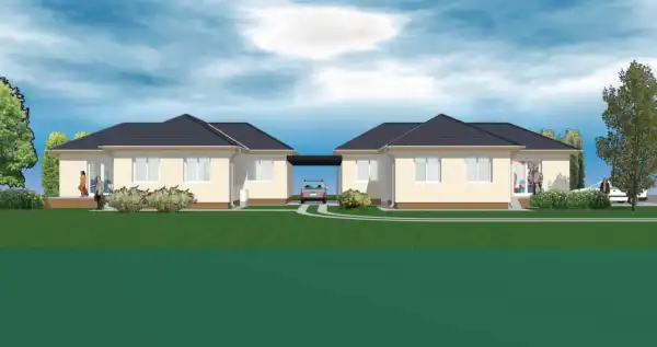 Eladó új építésű ikerház, Kóka 4 szoba 92 m² 58.9 M Ft