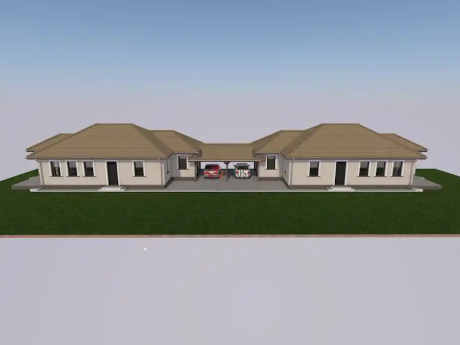 eladó új építésű ikerház, Kóka