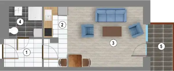 Eladó új építésű téglalakás, Budapest, XIII. kerület 1 szoba 36 m² 59.5 M Ft