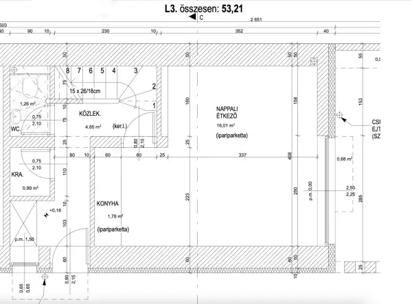 Eladó új építésű téglalakás, Vác 1+2 szoba 62 m² 74.99 M Ft